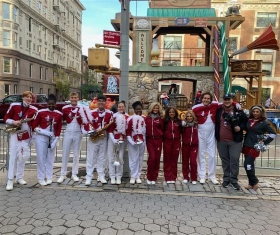 band members in NYC in group photo